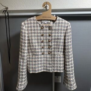 Veronica Beard Bentley Tweed Jacket, Size 16